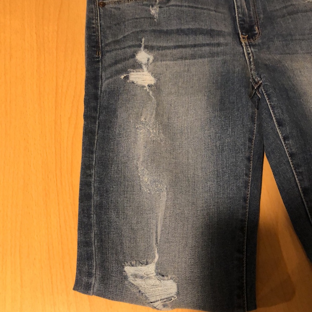 Straight Leg Just Black Jeans View 5